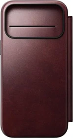 Nomad Modern Leather Folio (Horween) für Apple iPhone 17 Pro Max burgundy chromexcel