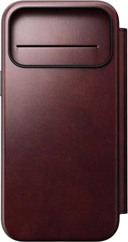 Nomad Modern Leather Folio (Horween) für Apple iPhone 17 Pro Max burgundy chromexcel