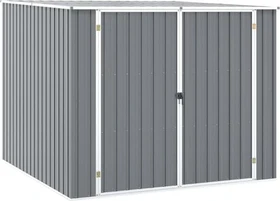 vidaXL Metall Gerätehaus 195x198cm grau