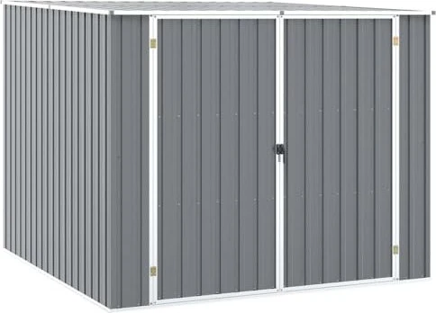 vidaXL Metall Gerätehaus 195x198cm grau