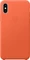 Apple Leder Case für iPhone XS orange Vorschaubild