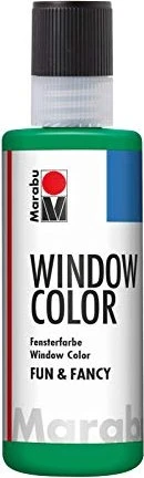 Marabu Window Color fun & fancy Malfarbe Glas/Porzellan, saftgrün, 80ml