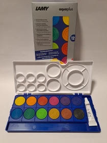 Lamy aquaplus Deckfarbkasten blau, 12 Farben