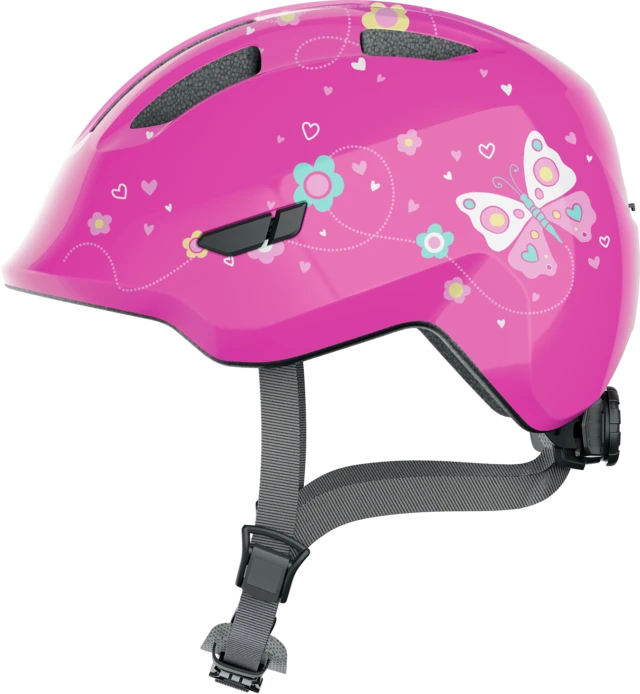 ABUS Smiley 3.0 Kinderhelm pink butterfly