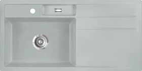 systemceram Bela 100 F Einbau Becken links titan