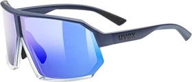 UVEX sportstyle 237 metallic blue-clear/mirror purple