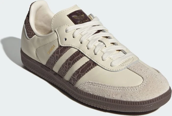 adidas Samba OG cream white/earth strata/maroon