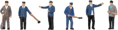 Faller Miniaturfiguren - Bahnbetriebswerkpersonal H0