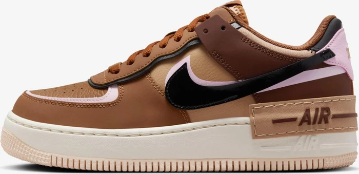 Nike Air Force 1 Shadow light british tan/pink foam/hemp/black (Damen)