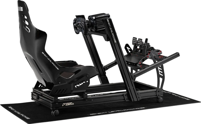 Next Level Racing ES3 Elite Sim Racing Seat, Fiberglass Edition, schwarz