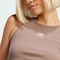 adidas Essentials Ribbed Funktionsshirt ärmellos trace brown (Damen) Vorschaubild