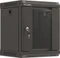 Lanberg WF11 Series 10" Rack Wandschrank 6HE, hängend, Flatpack, Glastür, IP20, RAL 9004, 300mm tief Vorschaubild