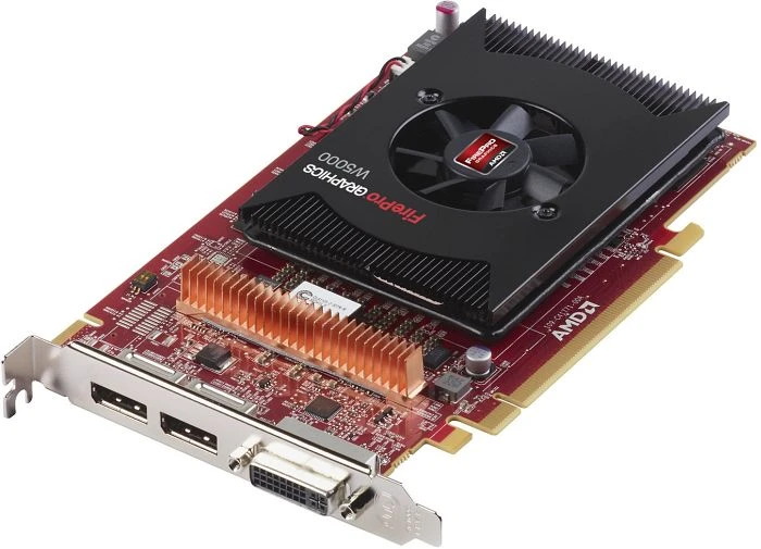 AMD FirePro W5000, 2GB GDDR5, DVI, 2x DP