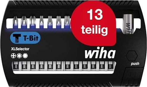 Wiha SB 7948-T950 XLSelector T-Bit Bitset inkl. Werkzeugbox, 13-tlg.