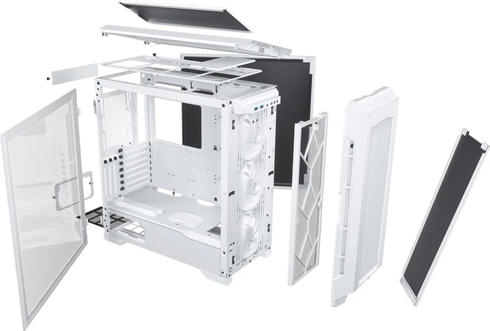 Phanteks Eclipse P600S Matte White, weiß, Glasfenster, schallgedämmt