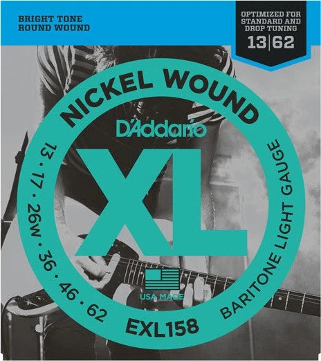 D'Addario XL Nickel Wound Baritone Light