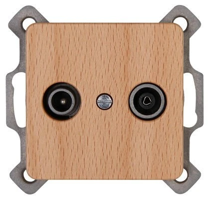 Kopp Milano Antennensteckdose 2-fach buche
