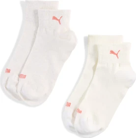 Puma Quarter Socken coral combo, 2 Paare (Damen)