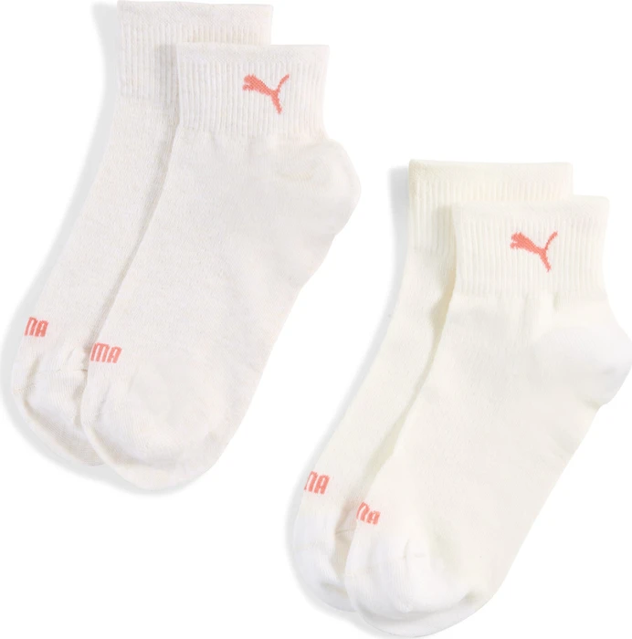Puma Quarter Socken coral combo, 2 Paare (Damen)