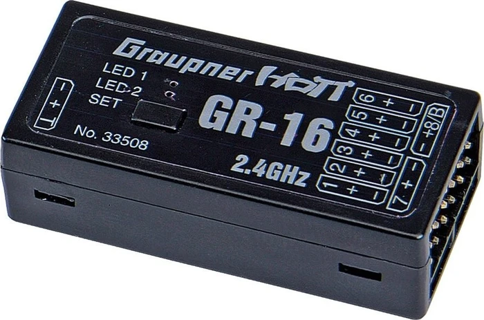 Graupner GR-16 HoTT 2.4GHz 8 Kanal Empfänger
