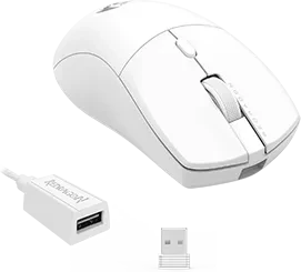 Redragon M919 SPARDA Ultra 8K Wireless Gaming Mouse weiß, USB/Bluetooth
