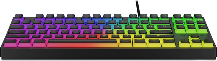 Krux Atax Pro RGB Pudding, TKL, schwarz, LEDs RGB, Gateron YELLOW, USB, US