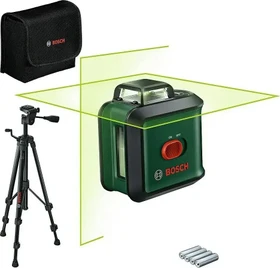 Bosch DIY UniversalLevel 360 Batterie-Kreuzlaser inkl. Tasche + Zubehör