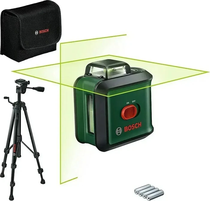 Bosch DIY UniversalLevel 360 Batterie-Kreuzlaser inkl. Tasche + Zubehör