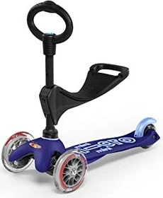 Micro Mini Micro 3in1 Deluxe Kickboard blau