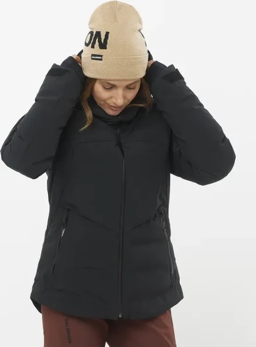 Salomon Alpenflow Down Skijacke deep black (Damen)