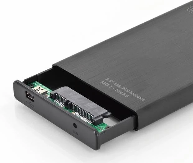 Digitus externes Gehäuse, USB 2.0 Mini-B