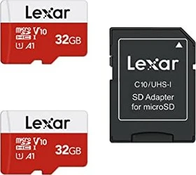 Lexar E-Serie R100 32GB Kit, UHS-I U1, A1, Class 10, 2er-Pack