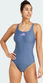 adidas 3 Bar Logo Badeanzug preloved ink/preloved purple (Damen)