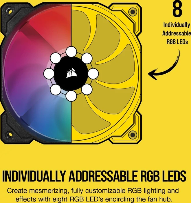 Corsair SP Series iCUE SP120 RGB PRO Performance Triple Fan Kit, LED-Steuerung, 120mm, 3er-Pack