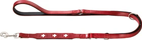 Hunter verstellbare Führleine Swiss 18/200, 2m, schwarz/rot