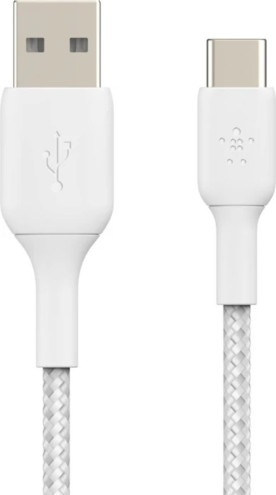 Belkin BoostCharge Braided USB-C to USB-A 2.0m weiß