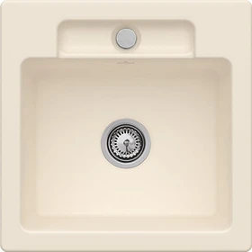 Villeroy & Boch Siluet 50 S Einbau Becken mittig ivory