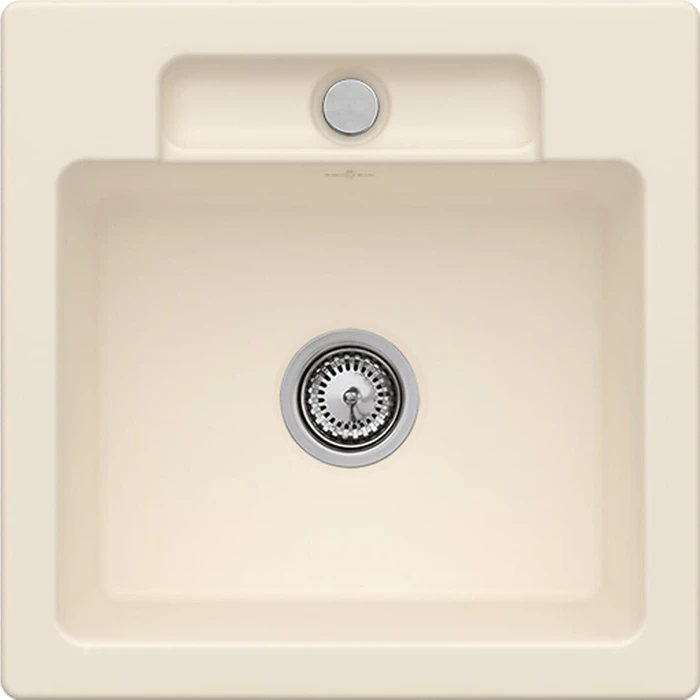 Villeroy & Boch Siluet 50 S Einbau Becken mittig ivory