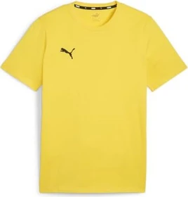 Puma teamGOAL Casuals Funktionsshirt kurzarm faster yellow/puma black (Herren)