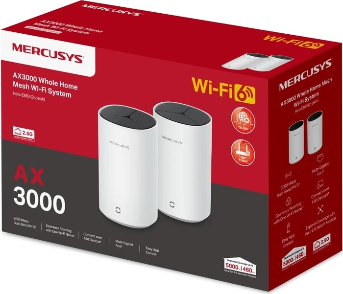 Mercusys Halo E85X, AX3000, 2er-Pack