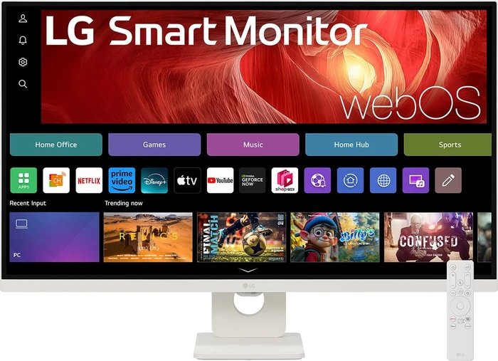 LG Smart Monitor 32U721SA-W, 31.5"