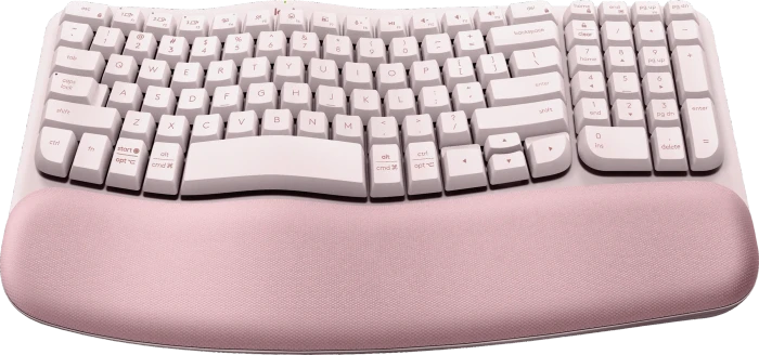 Logitech Wave Keys, Rose, Logi Bolt, USB/Bluetooth, US