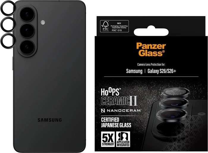 PanzerGlass Hoops Ceramic II Samsung Galaxy S26/S26+ Image