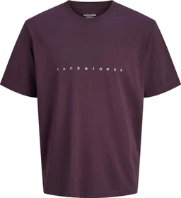 Jack & Jones Logo T-Shirt kurzarm plum perfect (Herren)