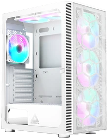 Montech X3 Mesh, weiß, Glasfenster