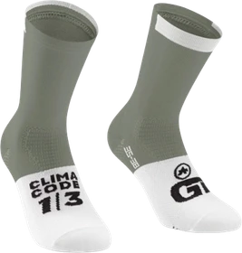 Assos GT C2 Fahrradsocken titan green