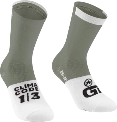 Assos GT C2 Fahrradsocken titan green