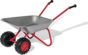 rolly toys rollyMetallschubkarre grau/rot