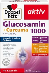Doppelherz aktiv Glucosamin + Curcuma 1000 Kapseln, 40 Stück