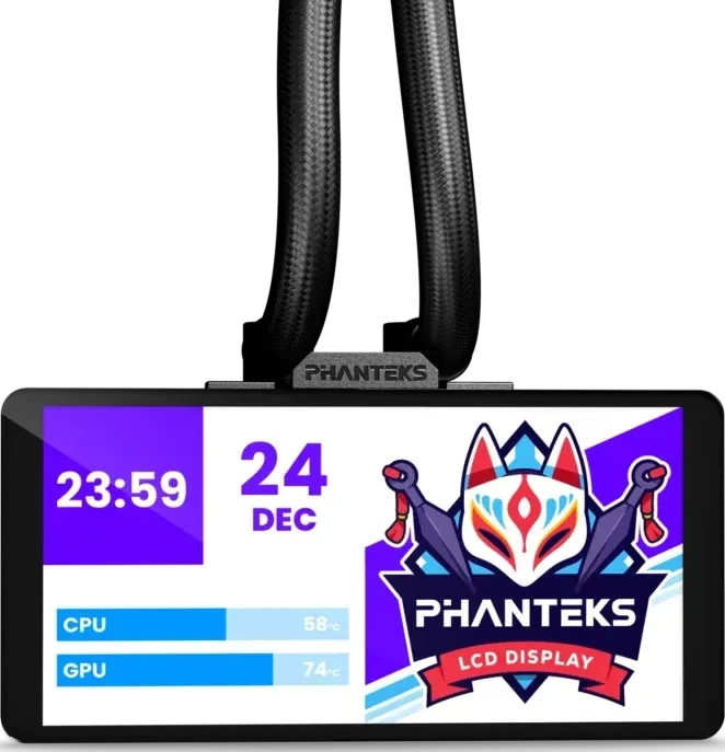 Phanteks Glacier One 360M25 LCD, schwarz